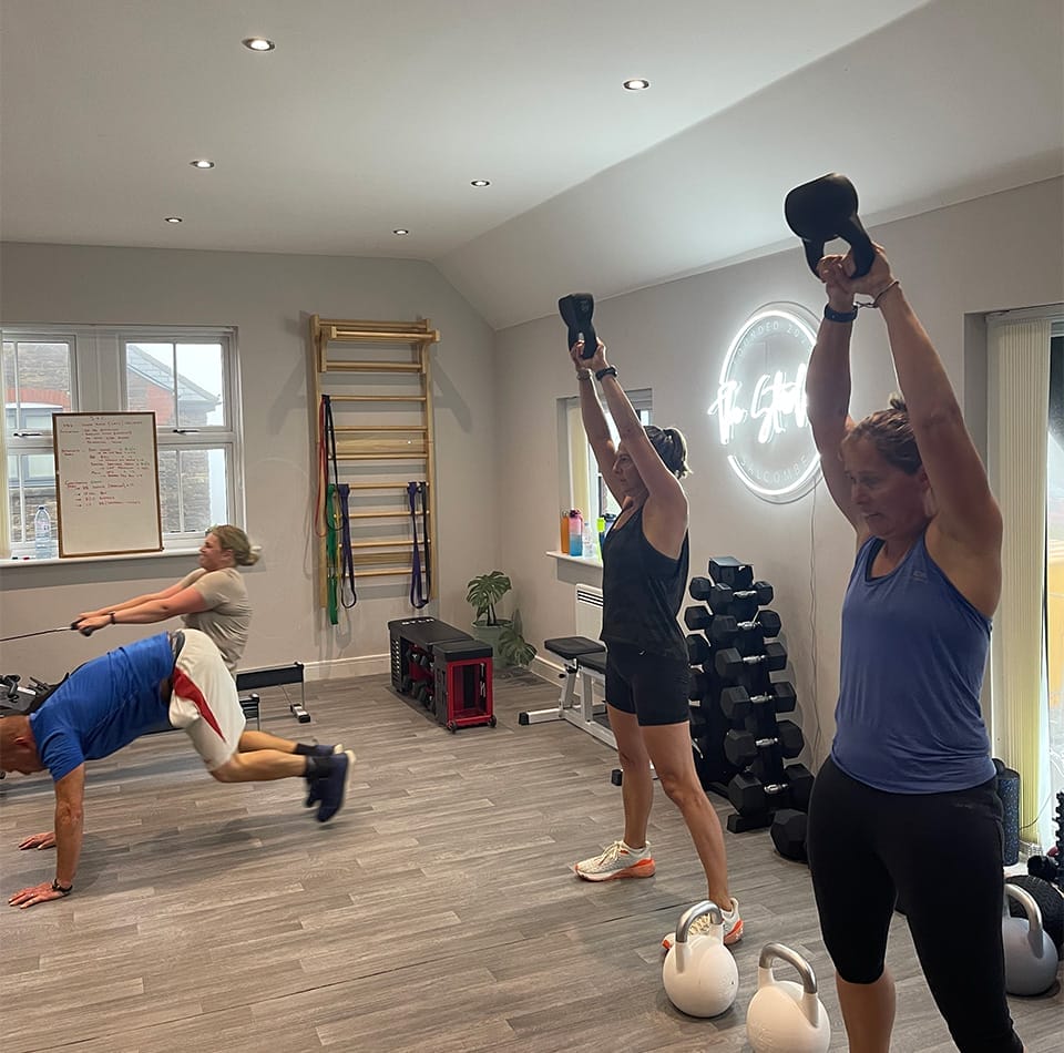 About 1 people exercising together at The Studio Salcombe