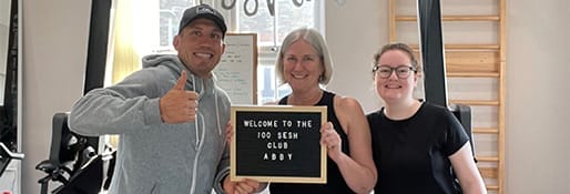 semi private training camaraderie at The Studio Salcombe